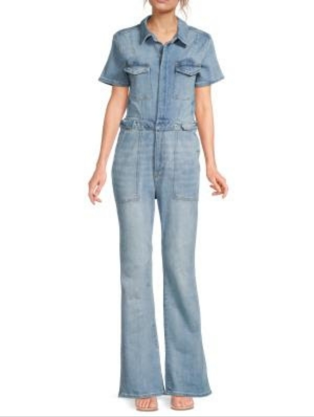 Good American Women's Denim Jumpsuit, Bootcut, Size M, NWT - Picture 3 of 7